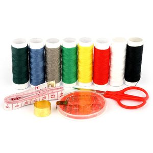 <b>Sewing</b> <b>Basket</b> With <b>Sewing</b> Accessories - Yellow - Product Image 3