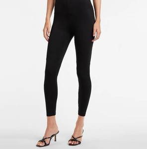 Usine directe femmes Gym Leggings pleine longueur 100% coton tissu respirant Style décontracté pour l'hiver fabriqué au Pakistan - Product Image 2