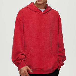 Pulls personnalisés à capuche pour hommes Sweats à capuche pour hommes en coton et polyester de haute qualité Pulls à capuche noirs tricotés avec logo à l'avant de grande taille pour hommes - Product Image 2