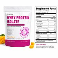 Proteína de Suero de Leche en Polvo Premium con Sabor a Caramelo Sin Azúcar para Entrenamiento Diario, Fabricada por Contratista