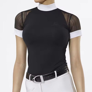 Nuevo diseño, ropa Ecuestre para mujer, ropa deportiva, camisa de espectáculo de equitación, camisas de manga larga para mujer a la venta - Product Image 4