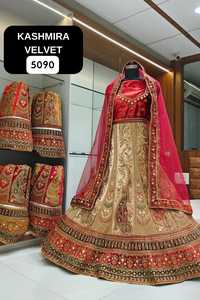 Penjualan laris pakaian Pakistan India wanita Lehenga Choli pakaian pesta pernikahan tersedia harga grosir