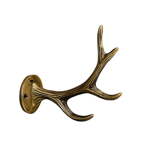 Decorative antler style <b>wall</b> <b>mounted</b> antique finished iron hook for living room organizer for cabin and lodges for outdoor - Product Image 1