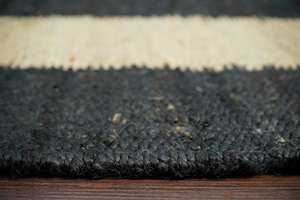 Tapis intérieur/extérieur en jute fait à la main personnalisable dans de nombreux motifs géométriques et tailles lavables pour le camping - Product Image 5