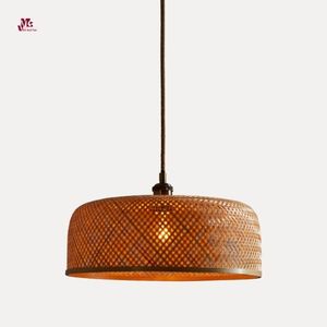 Lámparas de techo de bambú Ratán Pantalla de bambú Lámpara colgante de bambú natural para la decoración del hotel de la cocina del hogar - Product Image 2