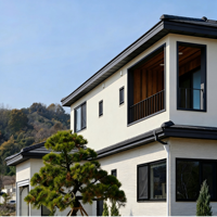 Villa modulaire en acier léger, décoration complète de la maison, maison intégrée mobile, exportation exclusive