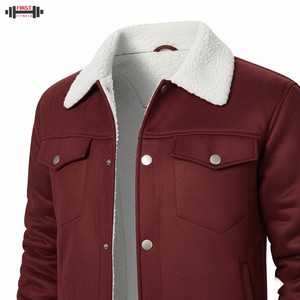 Veste en cuir de vache décontractée de qualité supérieure, imperméable, coupe-vent, respirante, avec logo personnalisé, pour la saison hivernale, OEM pour hommes - Product Image 4