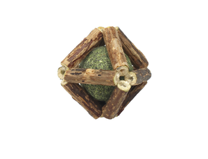 Palle di erba gatta di montagna e bastoncini di presa in giro in legno divertente simpatico simpatico cartone animato classico giocattoli per la dentizione per gatti - Product Image 4