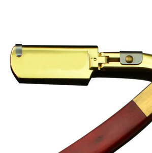 Manche en bois en acier inoxydable Rasoirs de coiffeur Couteaux de cheveux de coiffeur Rasoirs par ANAAIF - Product Image 3