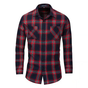 Chemise d'hiver à manches longues de qualité supérieure pour hommes Chemise boutonnée respirante et douce par OVERSEAS SPORTS - Product Image 2