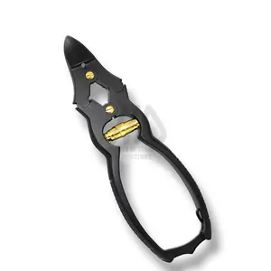 Double Action Soft Grip Black Toe <b>Nail</b> <b>Clipper</b> Heavy Duty Pedicure Tools with Double Action for Fingers Personal Care Tools - Product Image 1