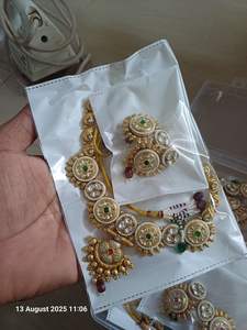 เครื่องประดับทองเหลืองทำด้วยมือเครื่องประดับทองเหลืองวินเทจเครื่องประดับ - Product Image 2