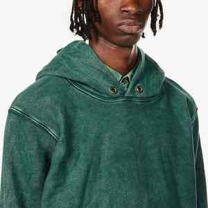 Pull-over décontracté de qualité supérieure, 100% coton, tissu éponge français, personnalisable, tailles XS-6XL pour hommes, hiver, thermique, vintage, à capuche, rapide - Product Image 6