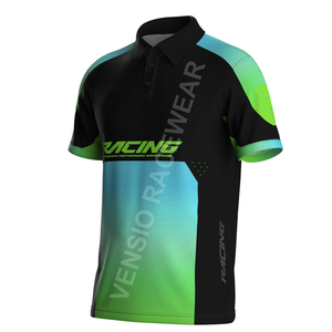 Polo imprimé à manches courtes pour homme MTB DH MX Pit Crew - Product Image 5