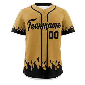 Jersey de béisbol de malla ligera para entrenamiento o ropa informal Jersey de béisbol de botón completo para práctica deportiva o ropa de calle - Product Image 6