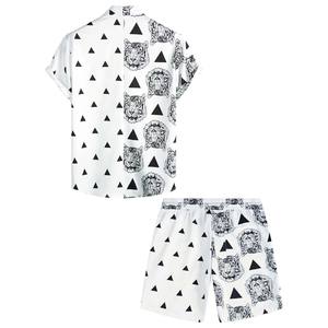 Survêtement et short 2 pièces survêtement été t-shirt ensemble short pour hommes haute qualité en gros vêtements de sport en coton personnalisés - Product Image 6