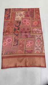 Sarees Dola à impression numérique, collection exquise London Queen, saree en soie Dola à impression numérique de qualité supérieure, saree pour femmes, vente en gros surat - Product Image 6