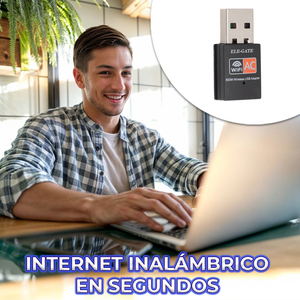 Adaptador Wifi USB, Velocidad 600 Mbps, 2.4 GHz + 5 GHz, Inalámbrico, Interno y Externo, Chipset MT7601, Producto en Stock - Product Image 6