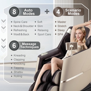 Fauteuil de massage multifonctionnel pour usage domestique et commercial, appareil de massage complet du corps avec fonction de musique audio - Product Image 4