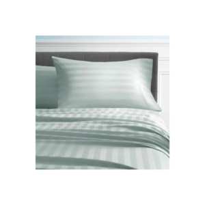 Hotel Four Piece Luxury White Cotton Wide Strip 60S Satin Jet Juego de cuatro piezas para ropa de cama de hotel - Product Image 6