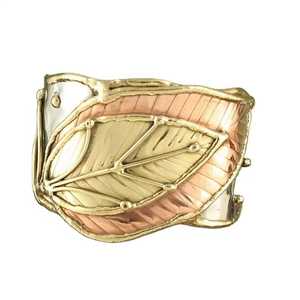 Bracelet manchette élégant en laiton argenté pour femmes édition limitée vêtements quotidiens mode prix de gros DESIRE ART OVERSEAS DAO-796 IGI - Product Image 2