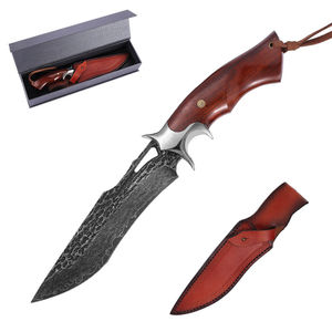 2025 nuevo OEM Stock PRESTIGE BLADES hecho a mano Acero de Damasco punto de caída cuchillo plegable de grado Industrial cuchillo de caza al aire libre - Product Image 3