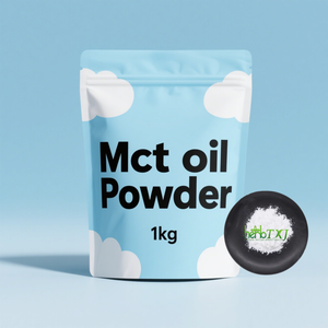 Özel etiket organik hindistan cevizi yağı orta zincirli trigliseritler 70% C10 C8 MCT yağ tozu - Product Image 1