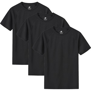 เสื้อกีฬาผ้าฝ้ายระบายอากาศสไตล์พื้นฐาน3ชิ้นเสื้อยืดสีทึบสำหรับวิ่งจ๊อกกิ้งกลางแจ้งพิมพ์ลายสกรีน100% 180กรัม - Product Image 6