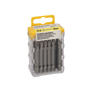 Cacciavite Pozidriv Lungo N. 1 (20 Pezzi) Acciaio al Cromo Vanadio S2 - Product Image 3