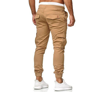 Pantalones de chándal ligeros informales de alta calidad para hombre, pantalones de chándal de carga con patrón recto hecho a medida con bolsillo - Product Image 6