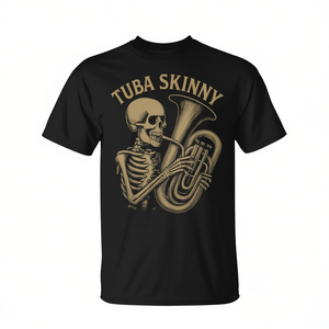 T-shirt promotionnel skinny Skeleton Tuba pour enfants - Product Image 3