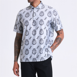 . Polo de golf à manches courtes pour hommes avec col coupe décontractée adapté aux sports de marche décontractés et au style quotidien - Product Image 6