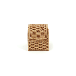 Boîte à mouchoirs en osier en forme de maison, nouveau design, boîte de rangement artisanale, écologique, décoration naturelle pour la maison et la maison, vente en gros du Vietnam - Product Image 3