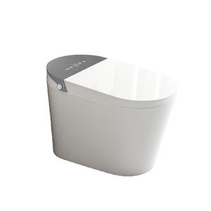 2024 salle de bain de luxe de luxe CUPC toilette siphonique automatique autonettoyant bol allongé toilette publique intelligente incluse à distance - Product Image 1