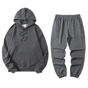 Chándales Deportivos Casuales de Algodón con Capucha para Hombre, Venta al por Mayor de Fábrica, con Logotipo Personalizado, Transpirables y de Secado Rápido, para Invierno - Product Image 6