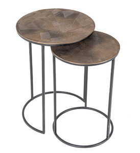 New Design <b>Furniture</b> Silver Stand <b>Furniture</b> Custom made Rounded Top Luxury Nesting Table for Living Room <b>Home</b> <b>Decor</b> - Product Image 3