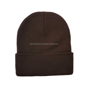 Gorro de punto negro personalizado de alta calidad, gorro unisex de pescador de invierno suave con impresión Digital, buen proveedor para toda la venta - Product Image 2
