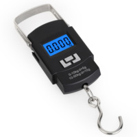 Balance numérique suspendue électrique en acier inoxydable avec écran LCD rétroéclairé, personnalisable en usine, pour bagages multi-unités, capacité maximale 50 kg, précision 10 g