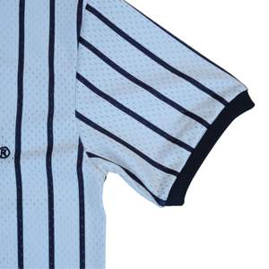 Camiseta de béisbol a rayas-Camiseta de malla Tuk Neutral 11/1 | Letras de chenilla bordadas | Ropa de fraternidad y hermandad - Product Image 5