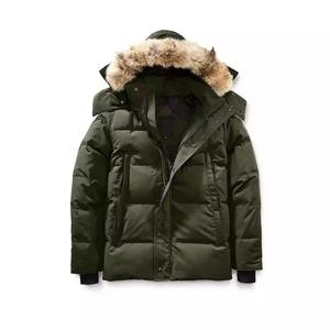 High Quality Men's Winter Long Puffer <b>Jacket</b> Wind-Proof Thick <b>Hooded</b> Overcoat <b>Fur</b> Cotton Filling Logo Warm Cozy Canadian - Product Image 5