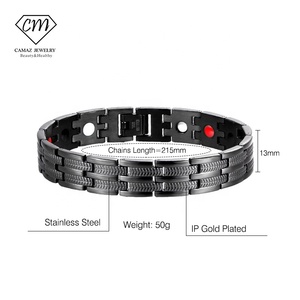 Cierre Magnético de Acero Inoxidable 316L para Pulsera, Pulsera de Terapia Magnética Cuántica, Pulsera Magnética de Cerámica, Beneficios para la <span class=keywords><strong>Salud</strong></span> - Product Image 2