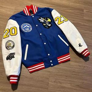 Venta al por mayor Varsity chaquetas Chenille bordado parche logotipo personalizado Universidad chaqueta juvenil para los hombres - Product Image 2