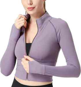 Veste athlétique à glissière pour femme pour le sport Yoga Running-Top respirant - Product Image 1