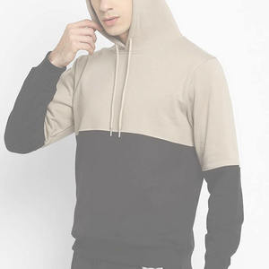 Sweat-shirts et pulls à capuche pour hommes en tissu uni brodé double panneau pour l'hiver, de haute qualité, vente en gros - Product Image 4