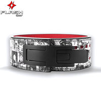 Ceinture de soutien lombaire FLASH GEAR pour haltérophilie, en EVA premium, robuste, antidérapante, personnalisable, pour athlètes de force et de musculation.