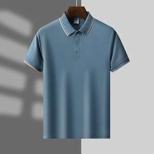 Chemises polo à manches courtes respirantes d'été pour hommes, t-shirt polo, vêtements de sport, vêtements d'équitation pour hommes, hauts - Product Image 4