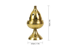 Akhand Diya with Stand for Pooja Traditional Long <b>Burning</b> <b>Oil</b> <b>Lamp</b> for Home Mandir Temple Festivals & Daily Worship - Product Image 3