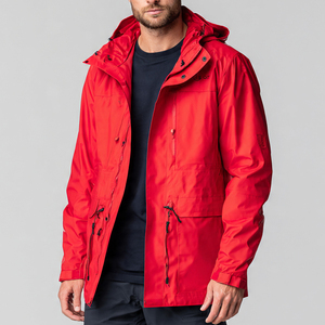 Chaqueta Larga Impermeable para Hombre, Cortavientos con Capucha, Ligera, Chaqueta Impermeable, Cortavientos, Abrigo Largo Impermeable - Product Image 1