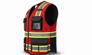 เสื้อกั๊กนิรภัยสะท้อนแสงมองเห็นได้ชัดเจนสำหรับงานก่อสร้างและใช้งานในอุตสาหกรรมอย่างรวดเร็ว - Product Image 3