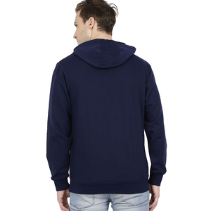 Sudadera Personalizada para Hombre, Color Azul Marino, Tejido Grueso, 100% Algodón Orgánico, Impresión de Alta Calidad, Estilo Urbano, Talla Grande, para Invierno - Product Image 6